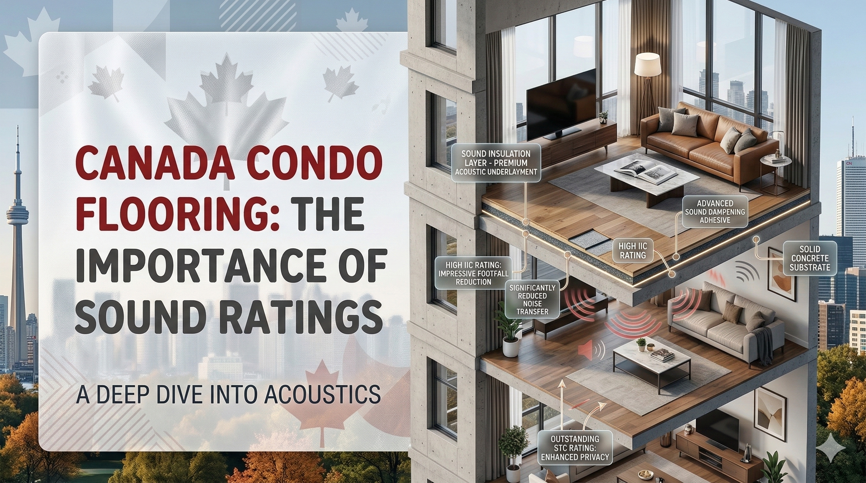 Condo Flooring Sound and Underlayments in Canada: Rules, Ratings, and Best Flooring Choices