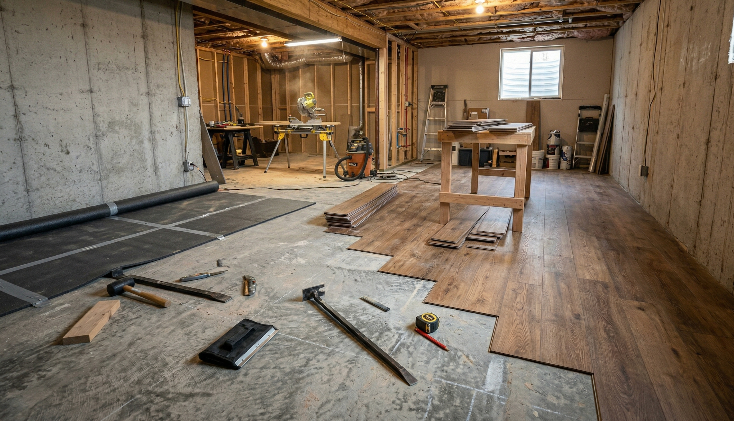 The Best Flooring for Canadian Basements