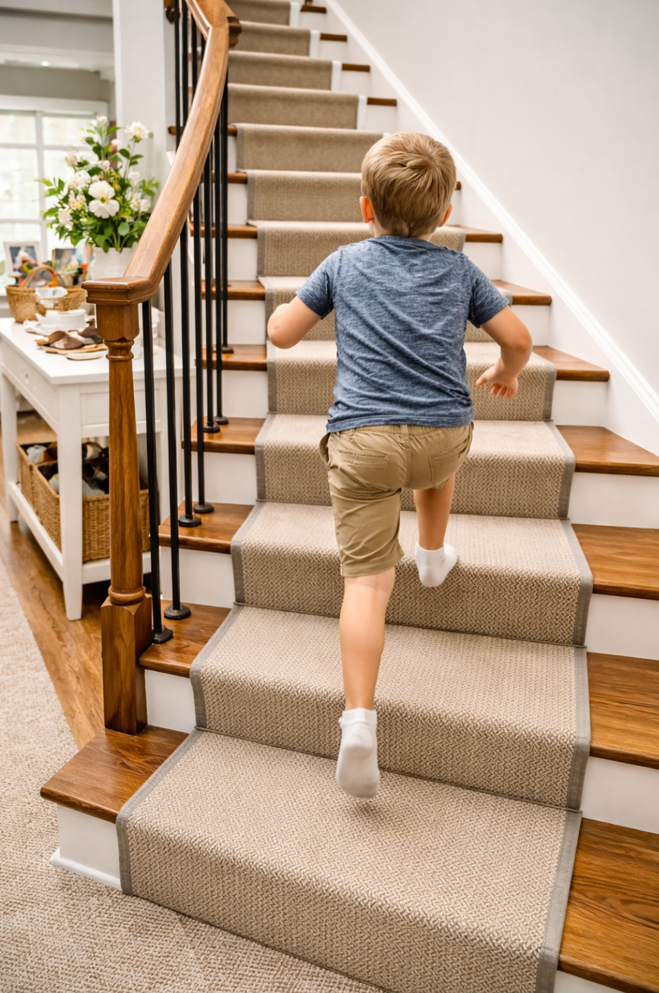 Best Stair Flooring: Nosings, Safety, and Why Stairs Cost More