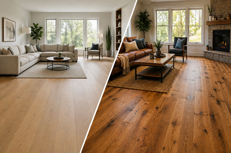 How Engineered Hardwood Grade Changes the Look of a Floor