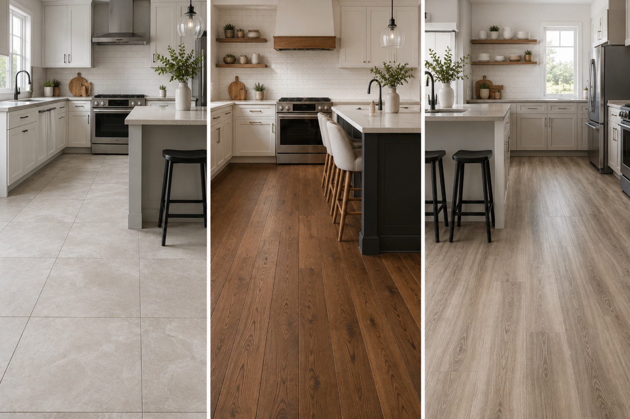 Kitchen Flooring in Canada: Tile, Engineered Hardwood, or Vinyl?