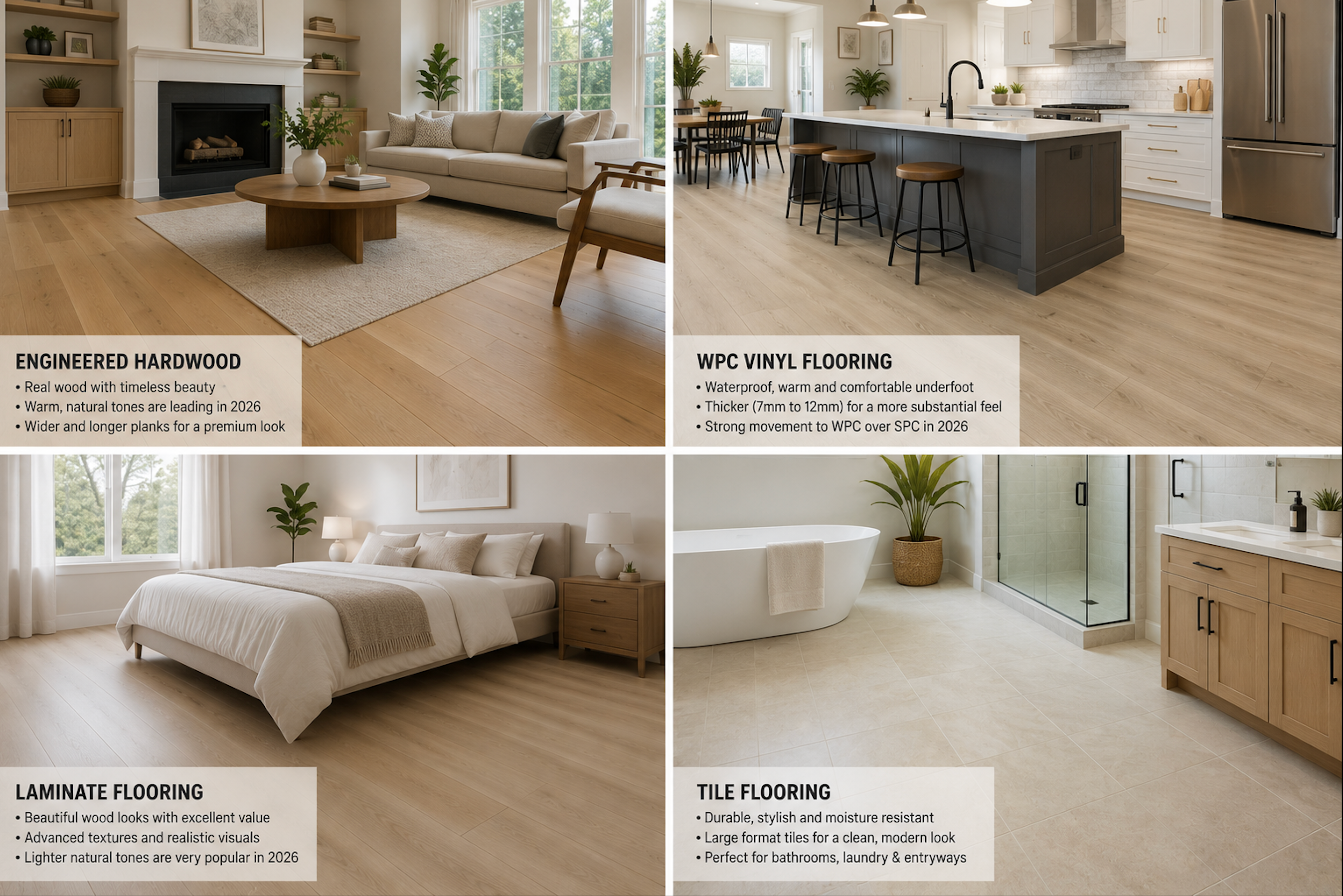 Canada Flooring Trends 2026: What Looks Current and What Already Feels Dated